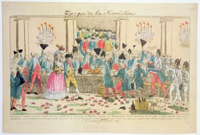 Banquet Given on 1 October 1789 at the Versailles Opera House by the King